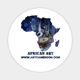 Kora Player African Musician Magnet